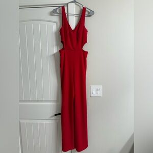 Red Jumpsuit Size S